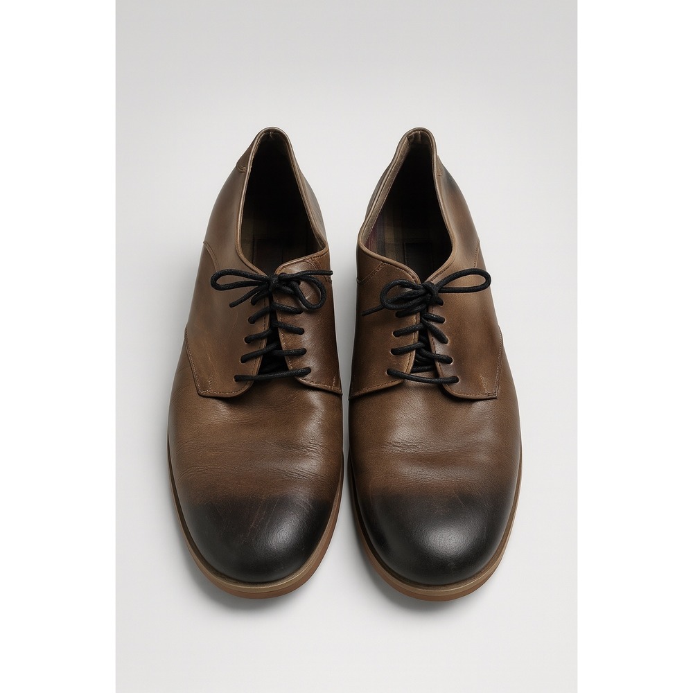 Bed Stu‎ Men's Two Toned Leather Distressed Oxford Dress Shoes Brown- Size 11